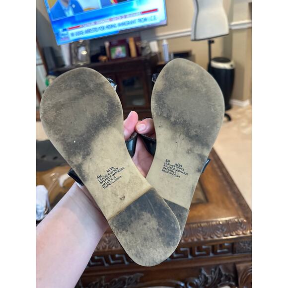 Women’s Rampage Reva Black and Rhinestone Sandals. Size 8 - Picture 5 of 5